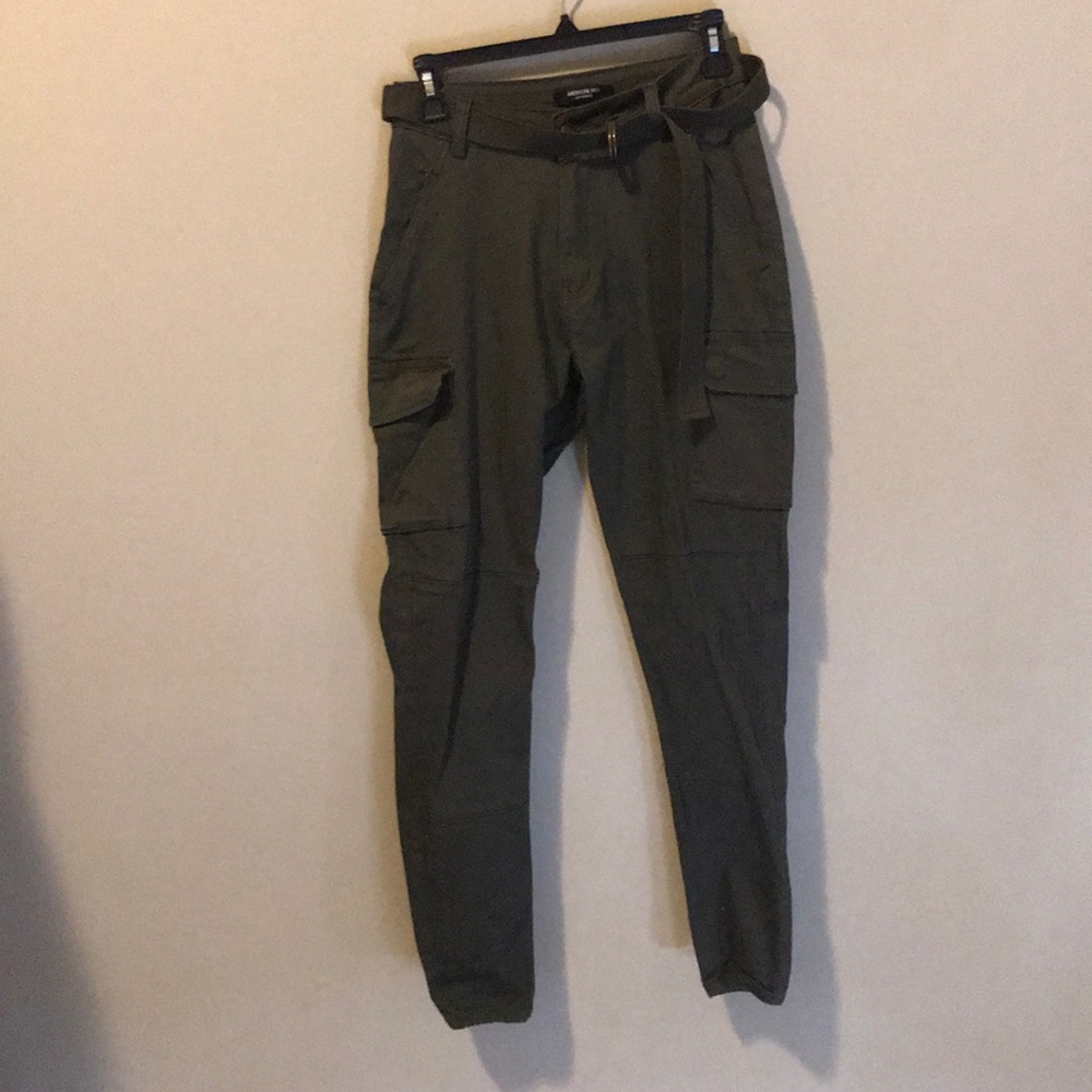 army green pants